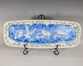 Ceramic Tray, Crystalline Glazed, XLarge Serving Dish