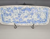 Ceramic Tray, Crystalline Glazed, XXLarge Handmade Serving Dish