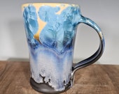 Ceramic Mug, Crystalline Glazed, Hand Thrown