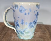 Ceramic Mug, Crystalline Glazed, Hand Thrown