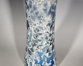 Pottery Vase, Crystalline Glazed, Ceramic Vase