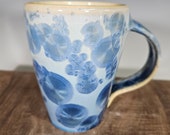 Ceramic Mug, Crystalline Glazed, Hand Thrown