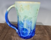 Ceramic Mug, Crystalline Glazed, Hand Thrown