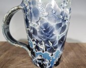 Ceramic Mug, Crystalline Glazed, Hand Thrown