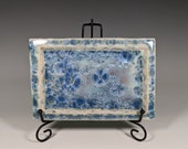 Ceramic Tray, Handmade, Crystalline Glazed, Medium size