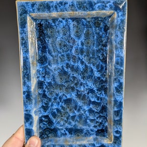 Ceramic Tray, Handmade, Crystalline Glazed, Medium size image 7
