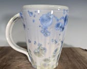 Ceramic Mug, Crystalline Glazed, Hand Thrown