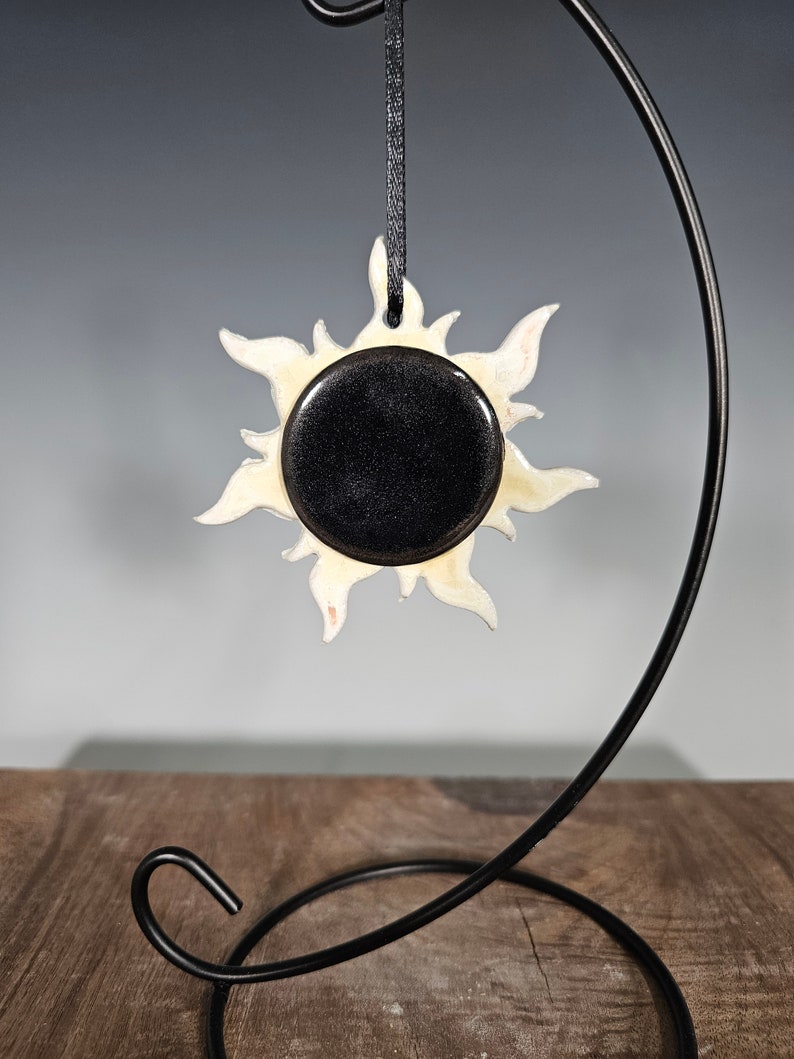 Total Solar Eclipse Ornament, Ring of Fire, Eclipse, Solar Eclipse, April 8, 2024 image 4