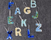 Ceramic Alphabet Letter Ornament