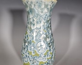Pottery Vase, Crystalline Glazed, Ceramic Vase
