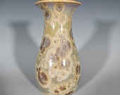 Pottery Vase, Crystalline Glazed, Ceramic Vase
