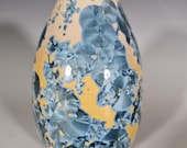 Pottery Vase, Crystalline Glazed Pottery, Ceramic Vase