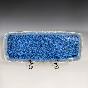 Ceramic Tray, Crystalline Glazed, XXLarge Handmade Serving Dish image 2