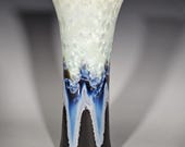 Pottery Vase, Crystalline Glazed, Ceramic Vase