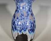 Pottery Vase, Crystalline Glazed Pottery, Ceramic Vase
