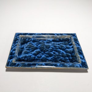 Ceramic Tray, Handmade, Crystalline Glazed, Medium size image 3