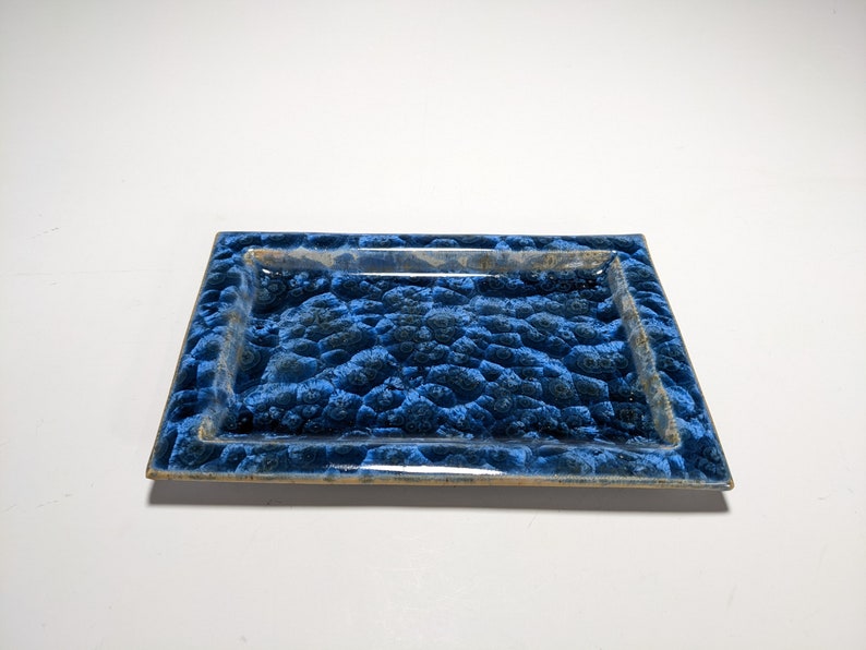Ceramic Tray, Handmade, Crystalline Glazed, Medium size image 3