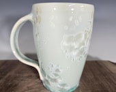 Ceramic Mug, Crystalline Glazed, Hand Thrown