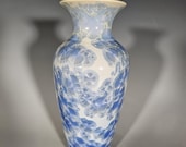 Pottery Vase, Crystalline Glazed, Hand Thrown Ceramic Vase