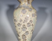 Pottery Vase, Crystalline Glazed, Ceramic Vase
