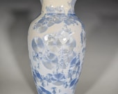 Pottery Vase, Crystalline Glazed, Hand Thrown Ceramic Vase