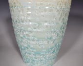 Ceramic Planter, Crystalline Glazed, Hand Thrown