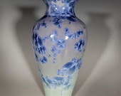 Pottery Vase, Crystalline Glazed, Ceramic Vase
