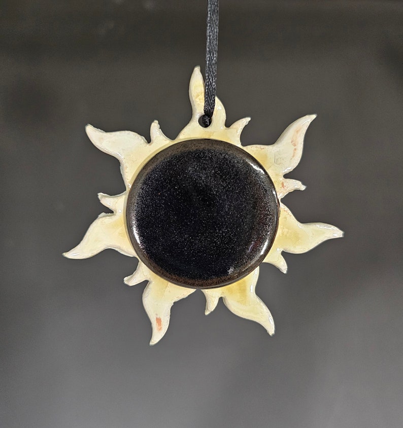 Total Solar Eclipse Ornament, Ring of Fire, Eclipse, Solar Eclipse, April 8, 2024 image 2