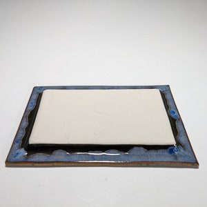 Ceramic Tray, Handmade, Crystalline Glazed, Medium size image 4