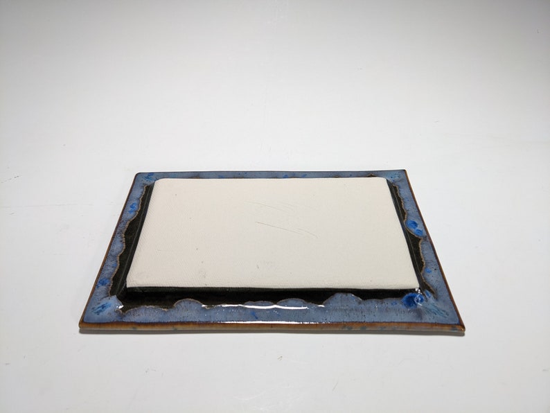 Ceramic Tray, Handmade, Crystalline Glazed, Medium size image 4