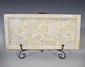 Ceramic Tray, Crystalline Glazed, Large Handmade
