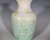 Pottery Vase, Crystalline Glazed Pottery, Ceramic Vase