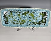 Ceramic Tray, Crystalline Glazed Pottery, XXLarge Handmade Serving Dish