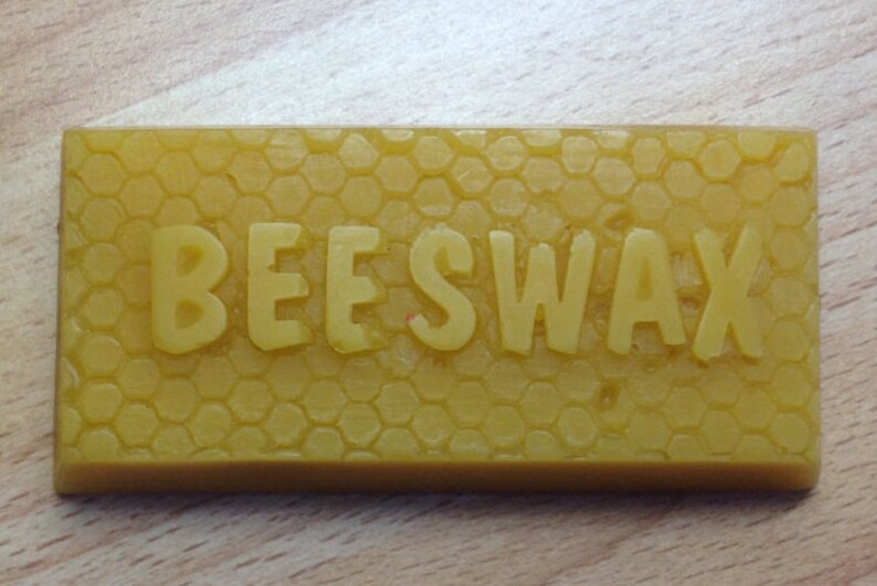 Natural Beeswax Bars 50g Single Beeswax Block Ingot Pure Etsy UK