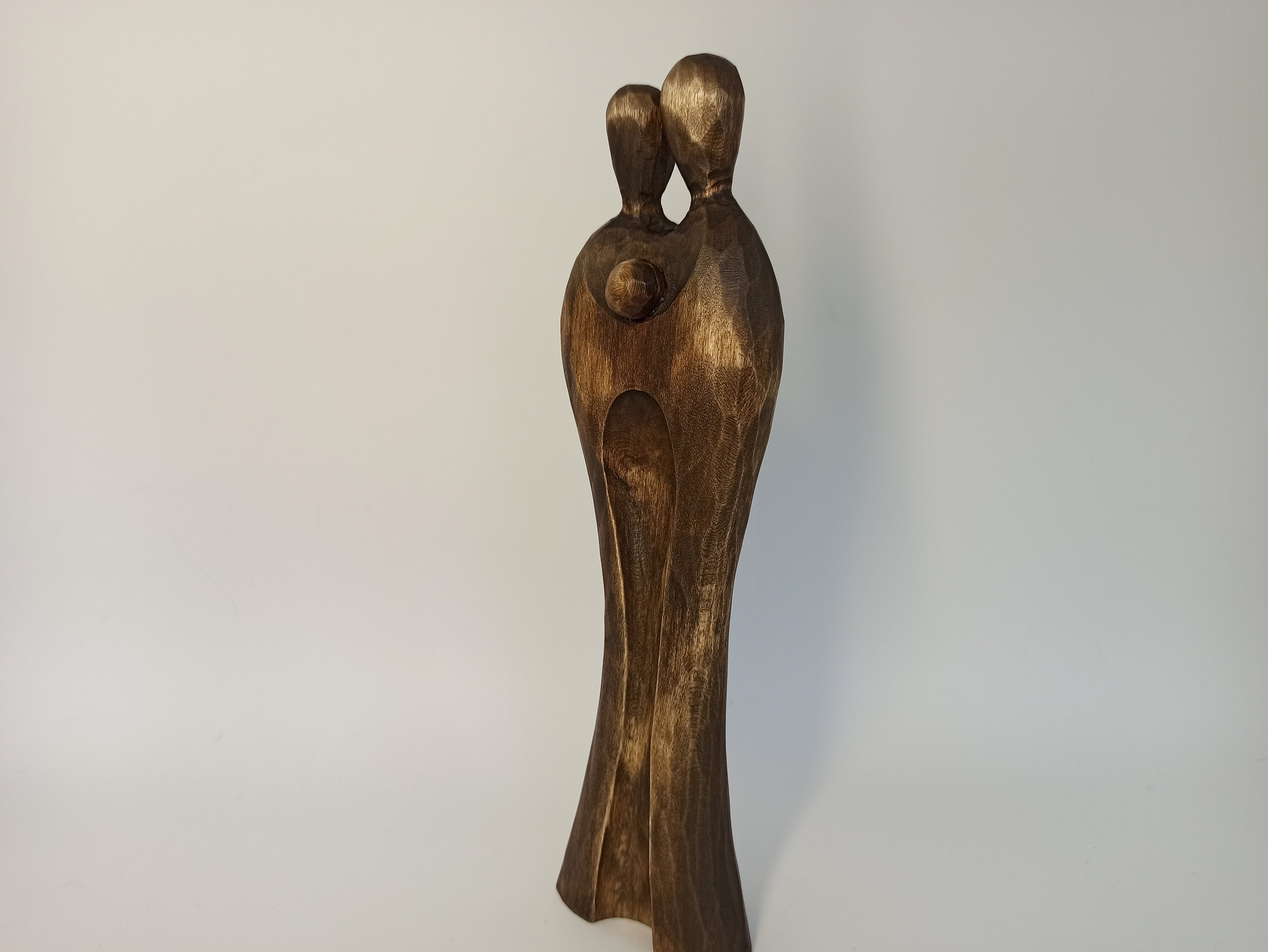 Sculpture family 8.7 Wood carving Family sculpture Etsy