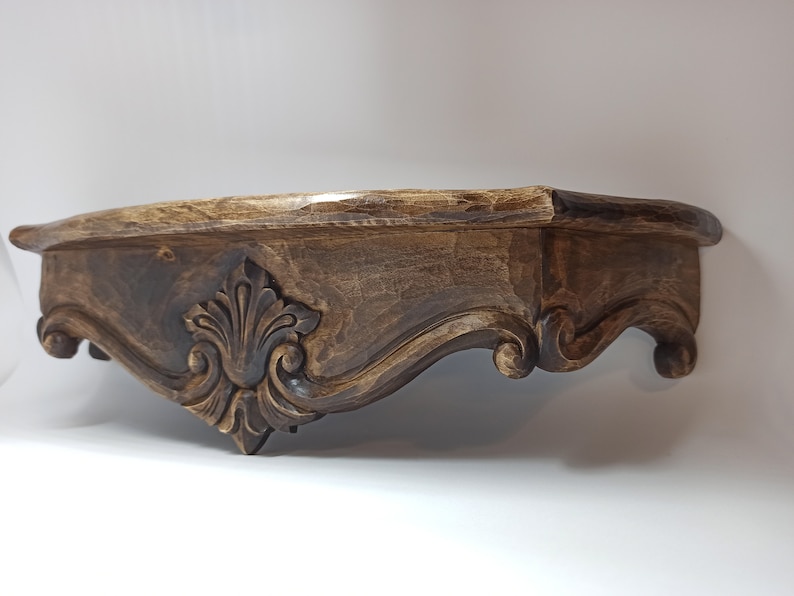 Art Shelf Unique Vintage Shelving Shelf Décor Handmade Etsy