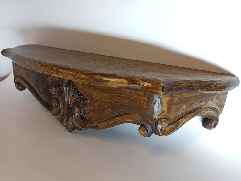 Art Shelf Unique Vintage Shelving Shelf Décor Handmade Etsy