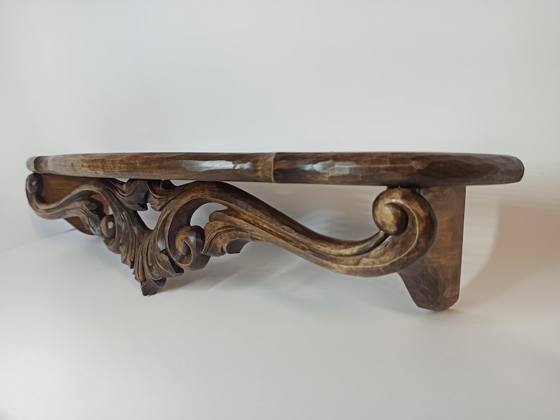 Shelf Carved Wooden Shelf Vintage Wall Shelf Antique Shelf Etsy