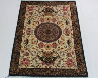 Oriental Silk Rug, Small Silk Rug, Decorative Silk Tapestry / B-1797-1801 / 2'x3'