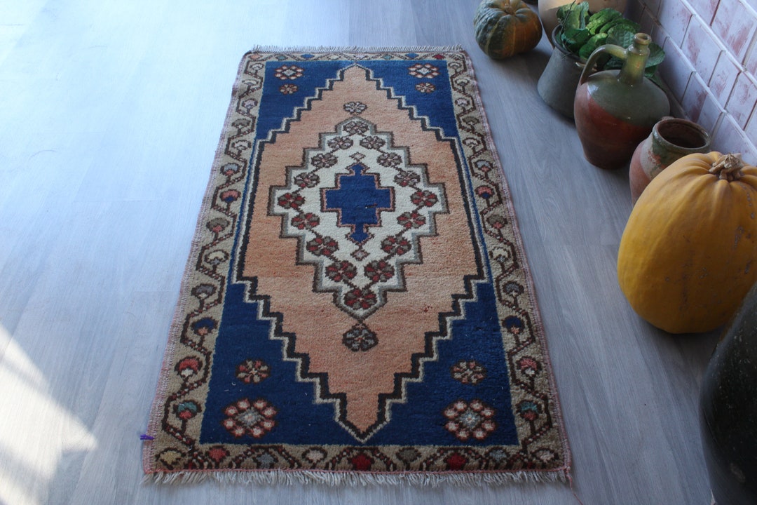 Vintage Door Mat Ethnic Rug Door Mat Bohemian Handwoven Etsy