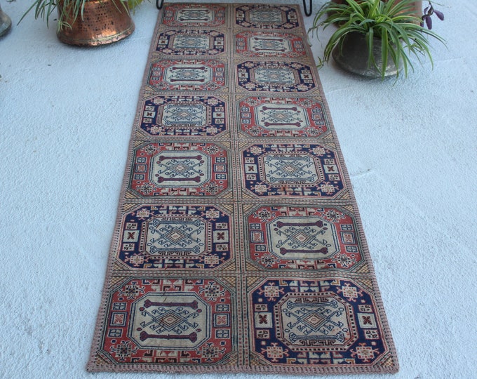 2'5"x7'3" ft   RUNNER, Vintage Rug Runner, Anatolian Rug Runner, Turkish Rug Runner, Bohemian Rug Runner, Decorative Rug Runner