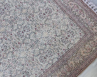 Vintage Ivy  Rug, Large Oushak Rug, Traditional Turkish Rug, Large Area Rug /  B-1889 / 6'6''x9'4''