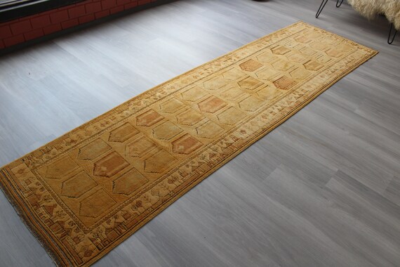 RUNNER , Vintage Rug Runner, Special Anatolian Runner, Turkish Rug Runner, Ethnic Rug Runner /  2'6"x10'2" ft