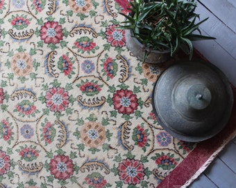 5'2"x 8'9" ft  Vintage Floral Rug, Vintage Floral Anatolian Rug, Bohemian Rug, Ethnic Floral Rug