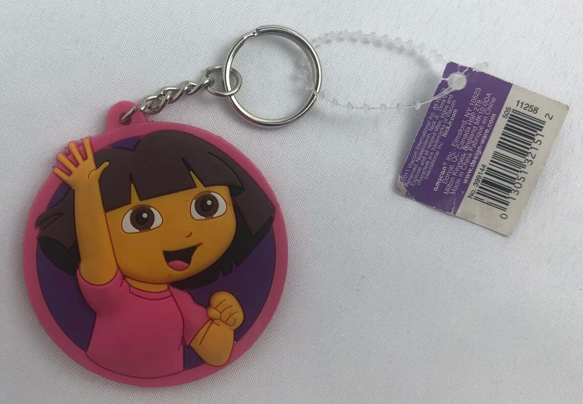 Dora the Explorer Keychain / Viacom / Collectible Key Chain / | Etsy
