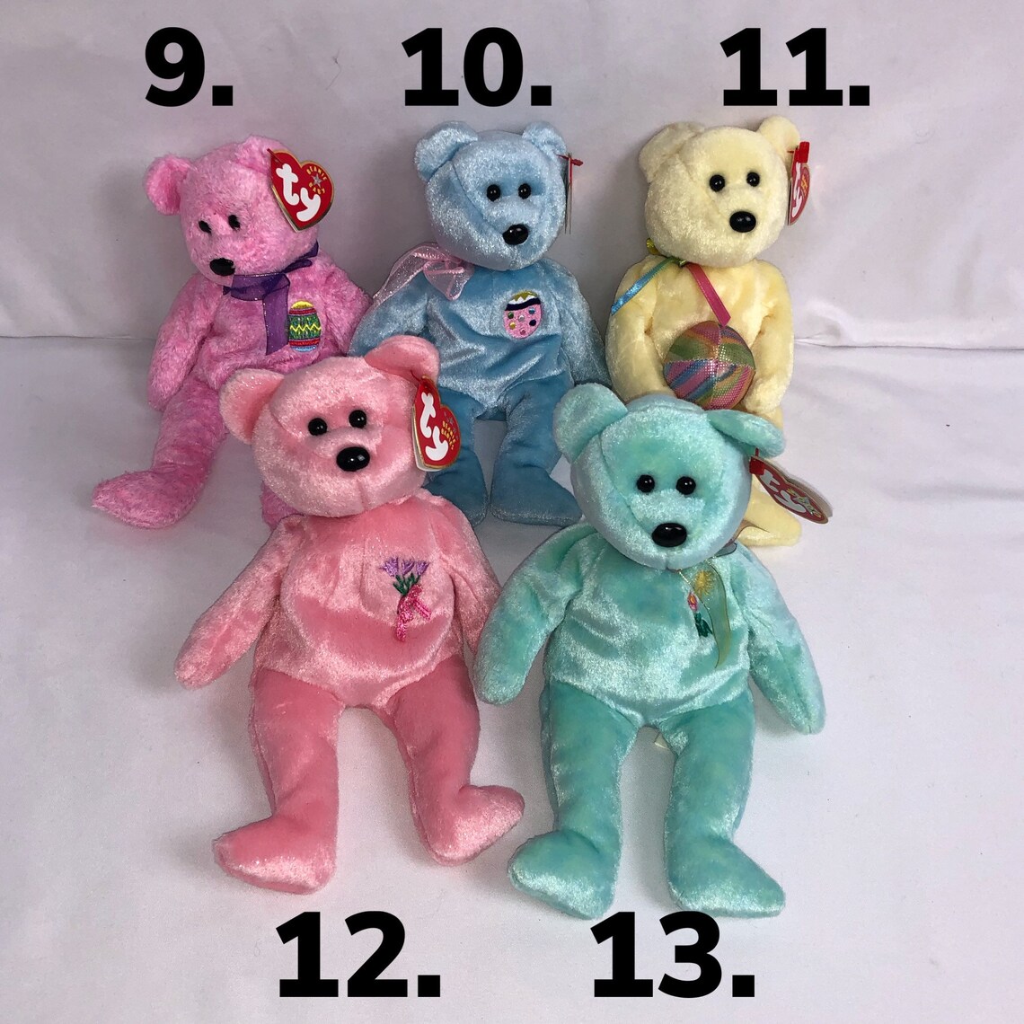 Rare Holidays Beanie Babies Bundle Lot / Seasons Christmas Etsy