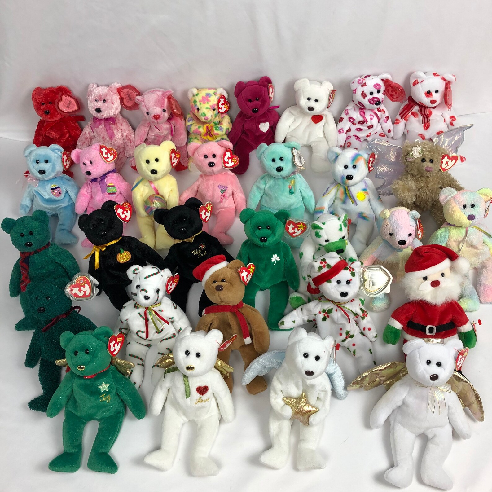 Rare Holidays Beanie Babies Bundle Lot / Seasons Christmas Etsy