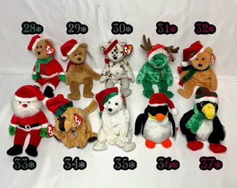 ビーニーベイビーズ　クリスマスバージョン他 クリスマス & ウィンター ビーニーベイビーズ バンドル ロット