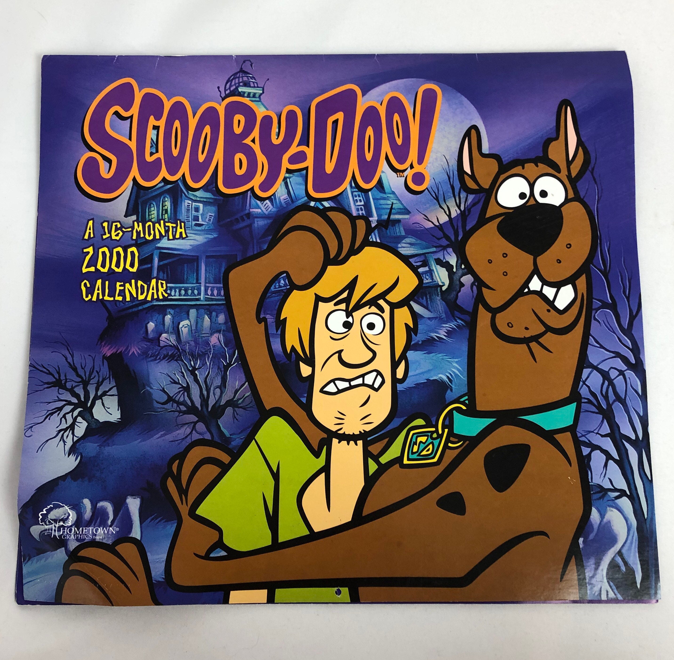 2000 Scooby Doo Calender / Scoobydoo / Collectible Hanna Etsy
