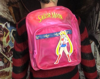 LIUYAN Drawstring Backpack Sailor Moon Smile Rucksack Shoulder Bags Sports Backpack for Men Women 